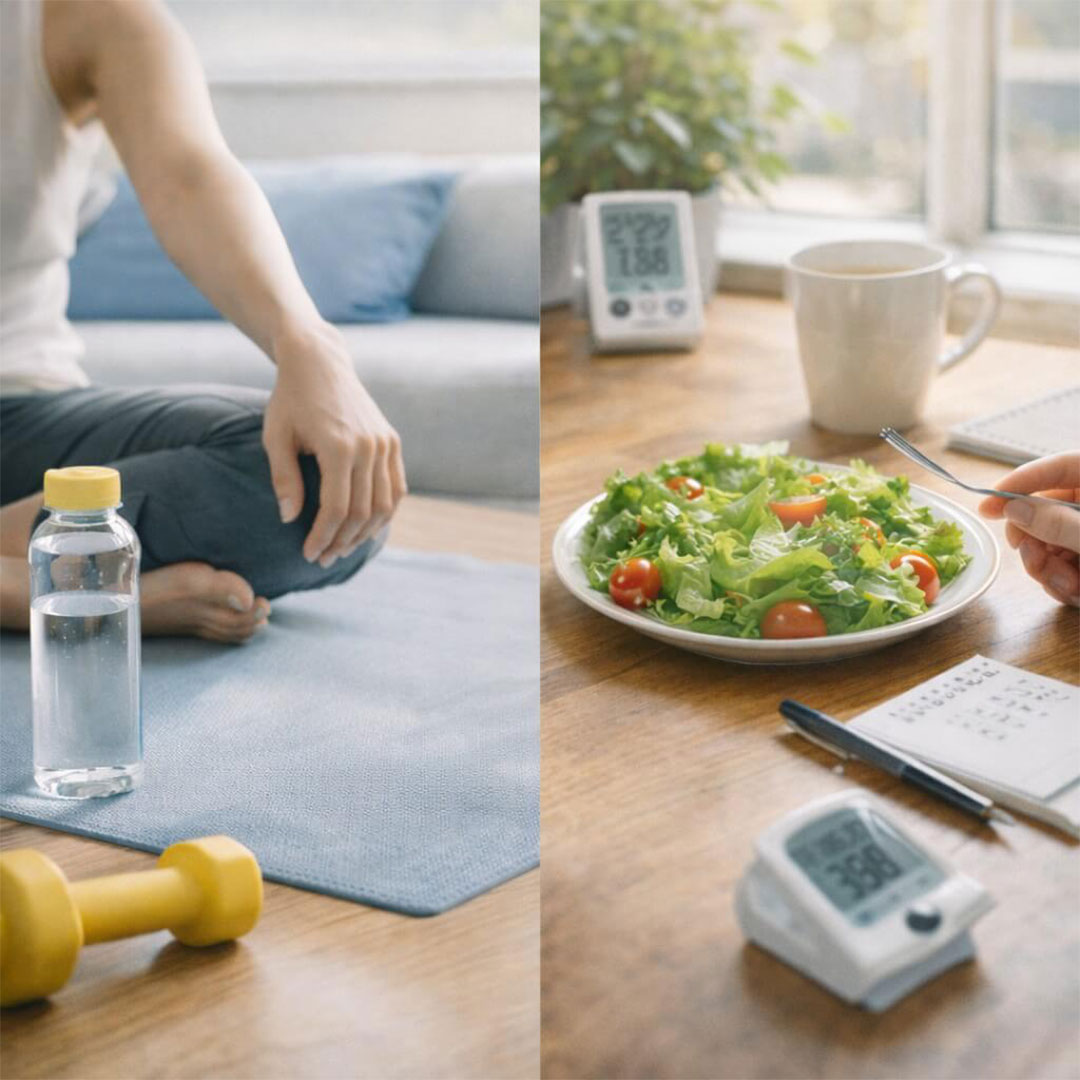 집에서 할 수 있는 간단한 건강 관리 습관 정리