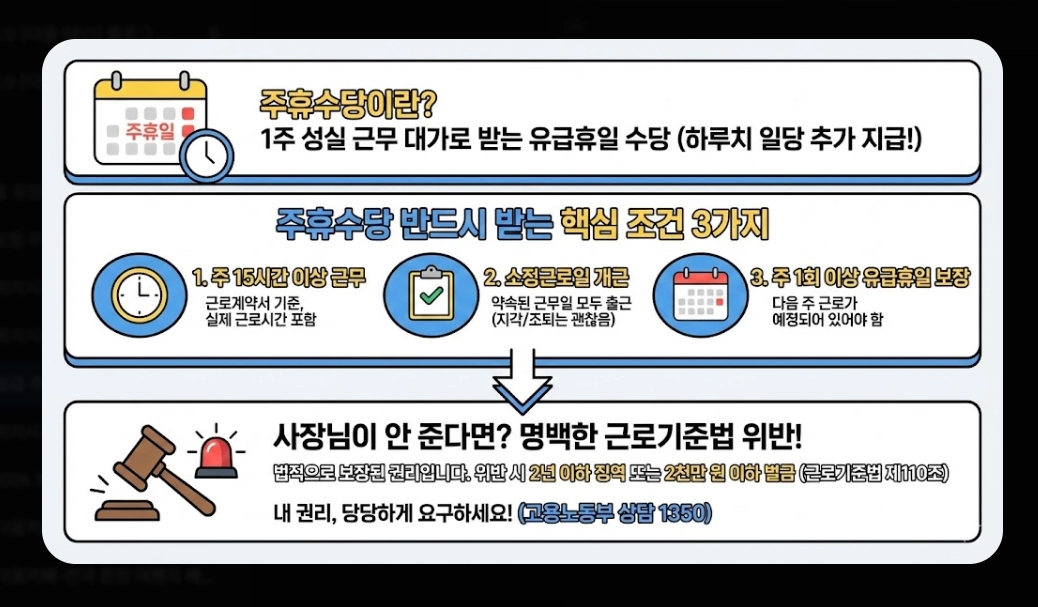 2026년 일급·주급·월급 실수령액 계산 완전정복
