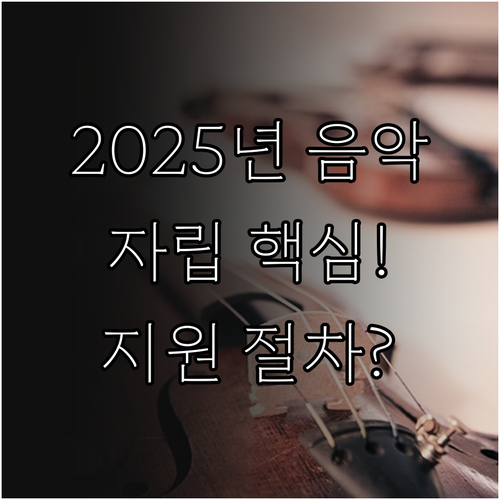 시각장애인 자립 위한 2025 음악 ..