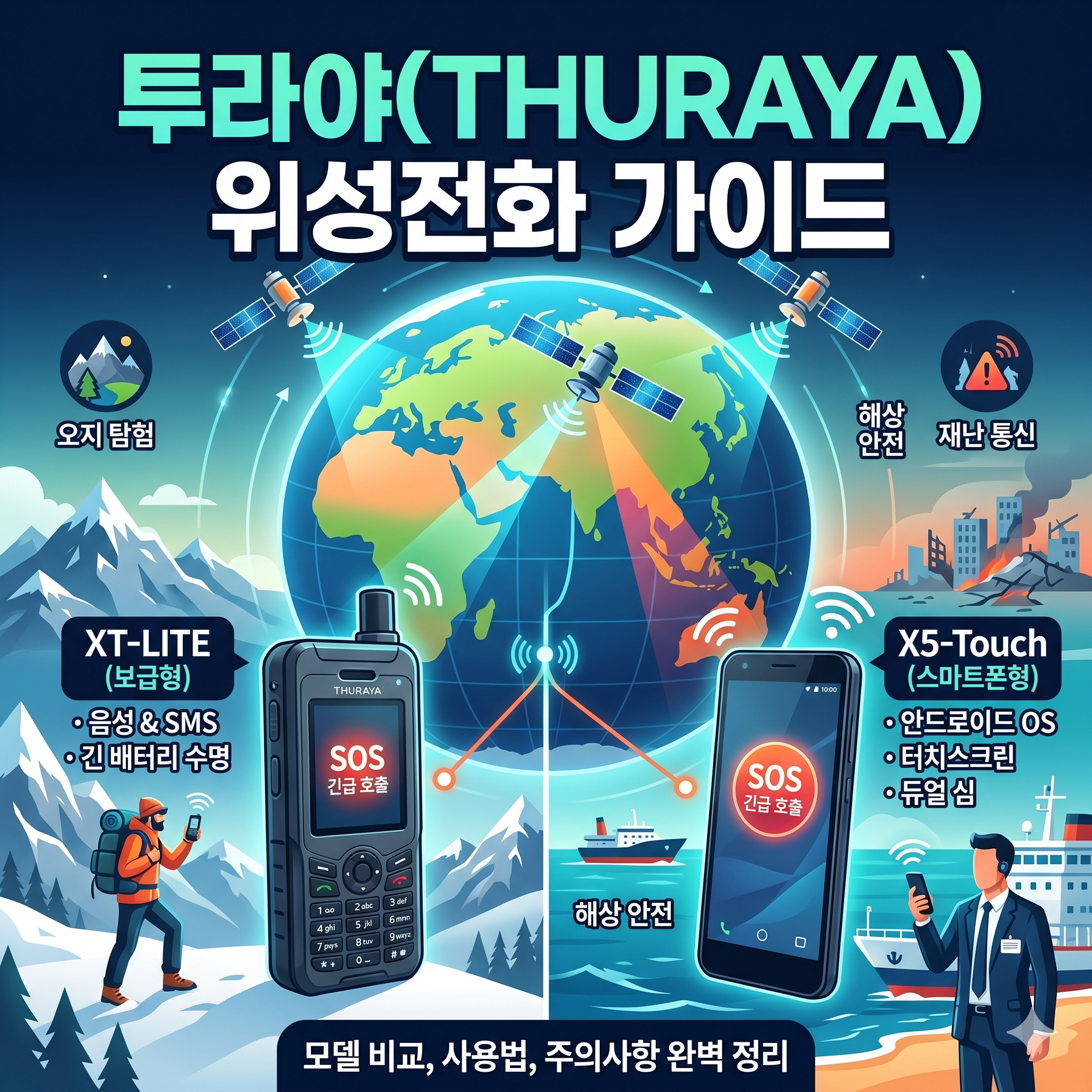 투라야 위성전화기 특징과 사용 환경에 따른 선택 가이드