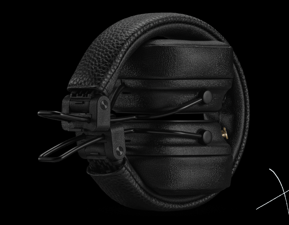 마샬 헤드폰 접은 모습