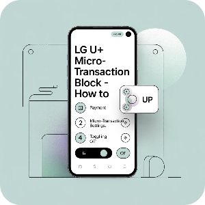 LG U+ 소액결제 차단&middot;해제방법 이미지