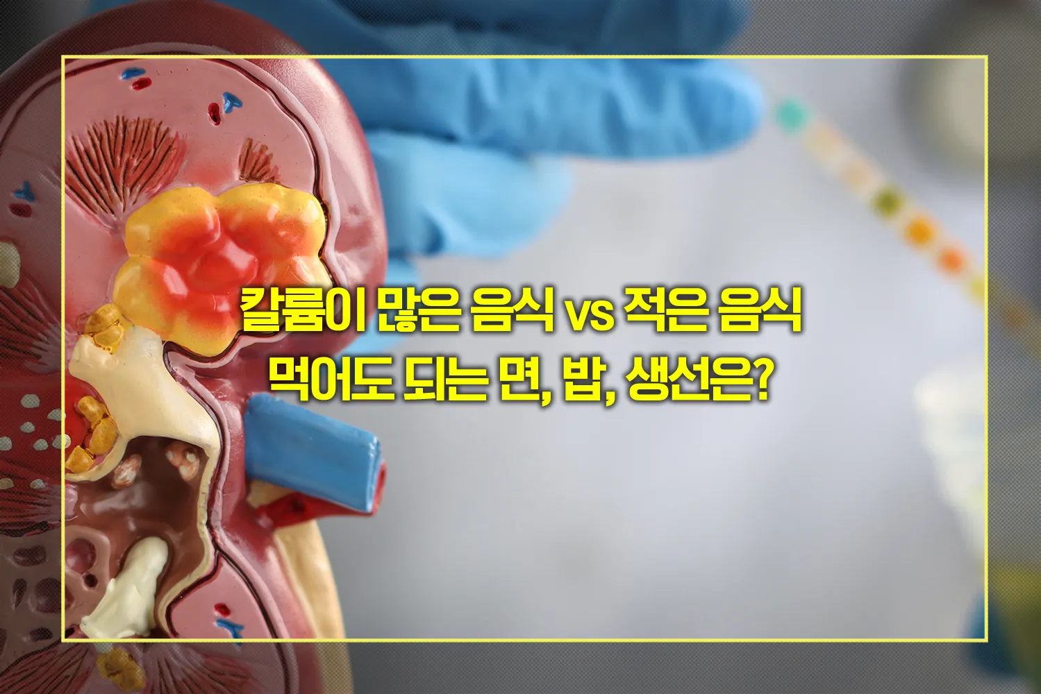 신부전-칼륨-낮은음식-높은음식-식단관리