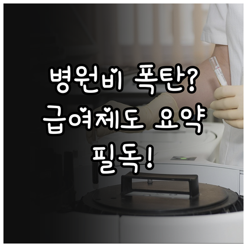 관리급여 제도 정리 및 병원비 본인부..