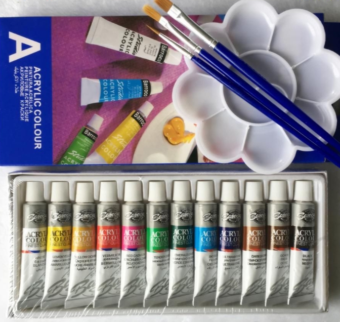 여름 실내놀이-아크릴 물감