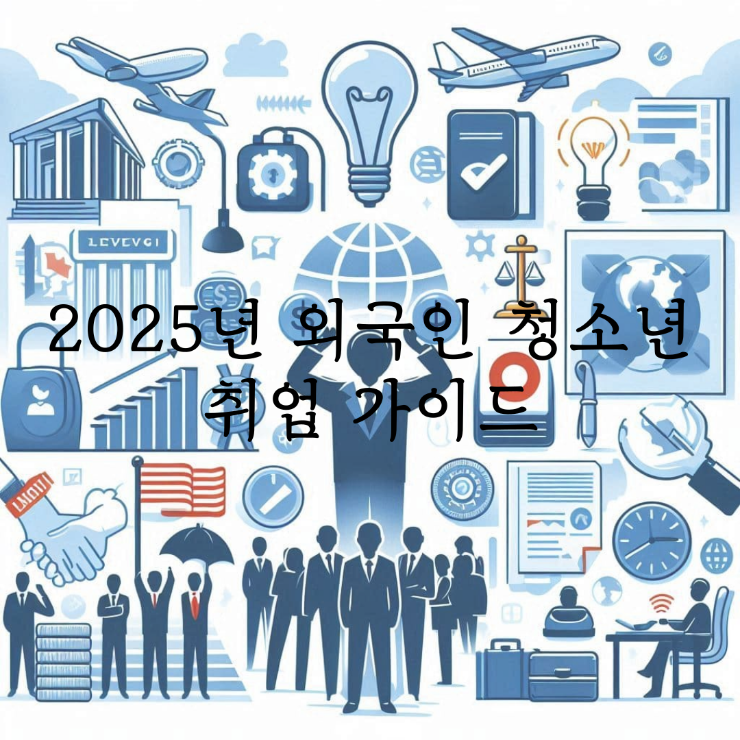 2025년 외국인 청소년 취업 가이드 관련 사진