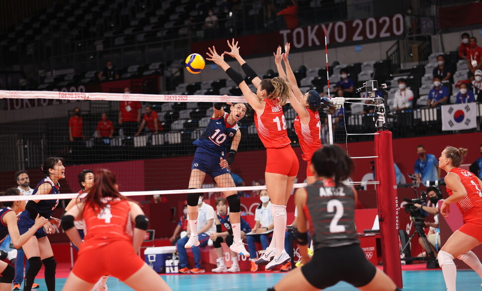도쿄올림픽 여자배구 4강 진출