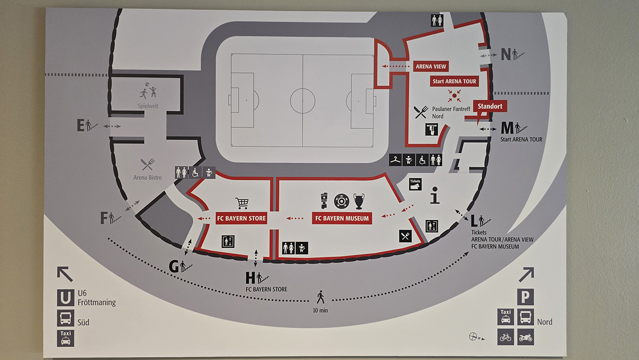 알리안츠 아레나 지도