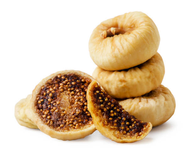 말린 무화과를 쌓아놓은 사진