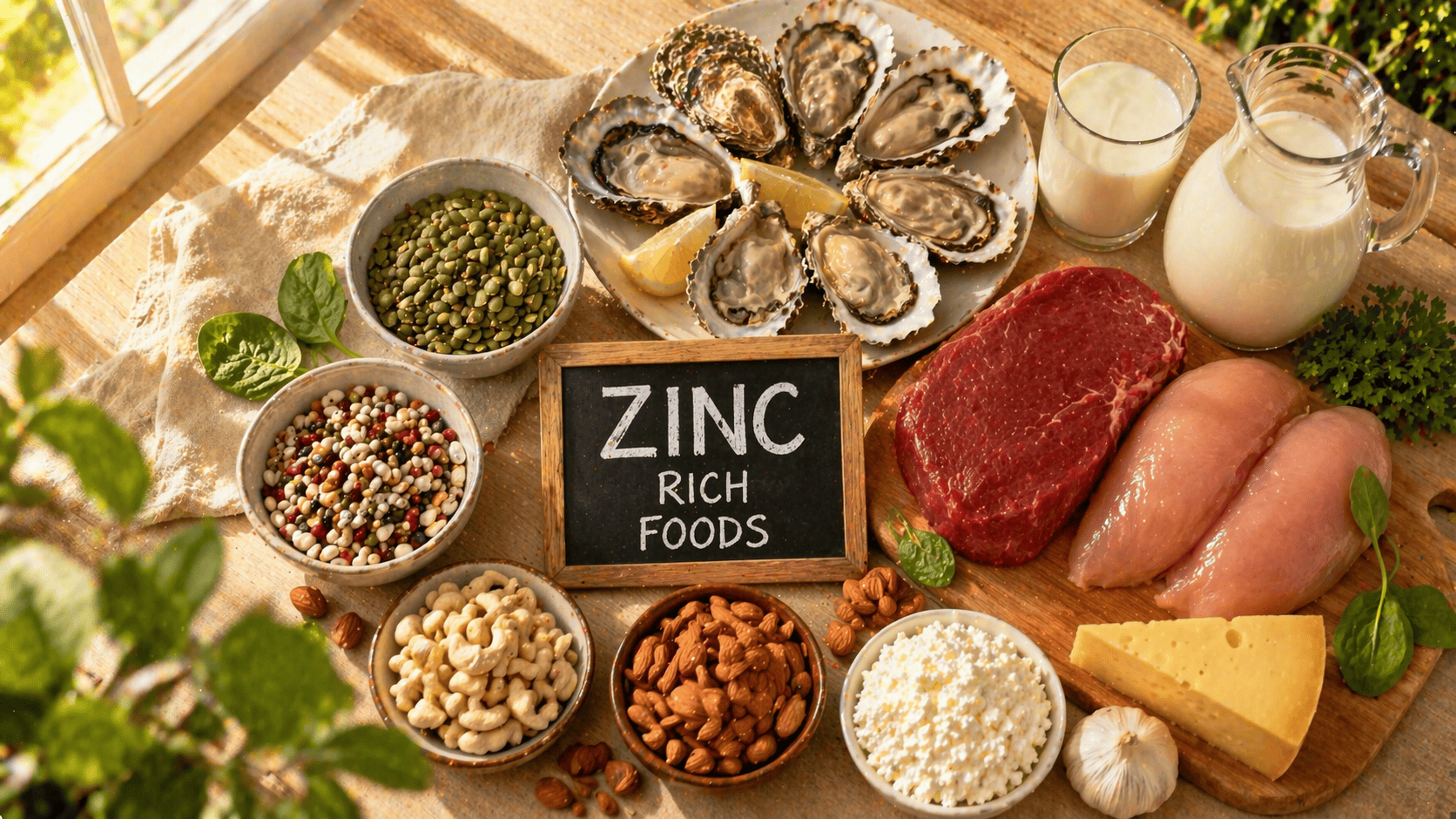 아연 섭취 방법과 권장 가이드