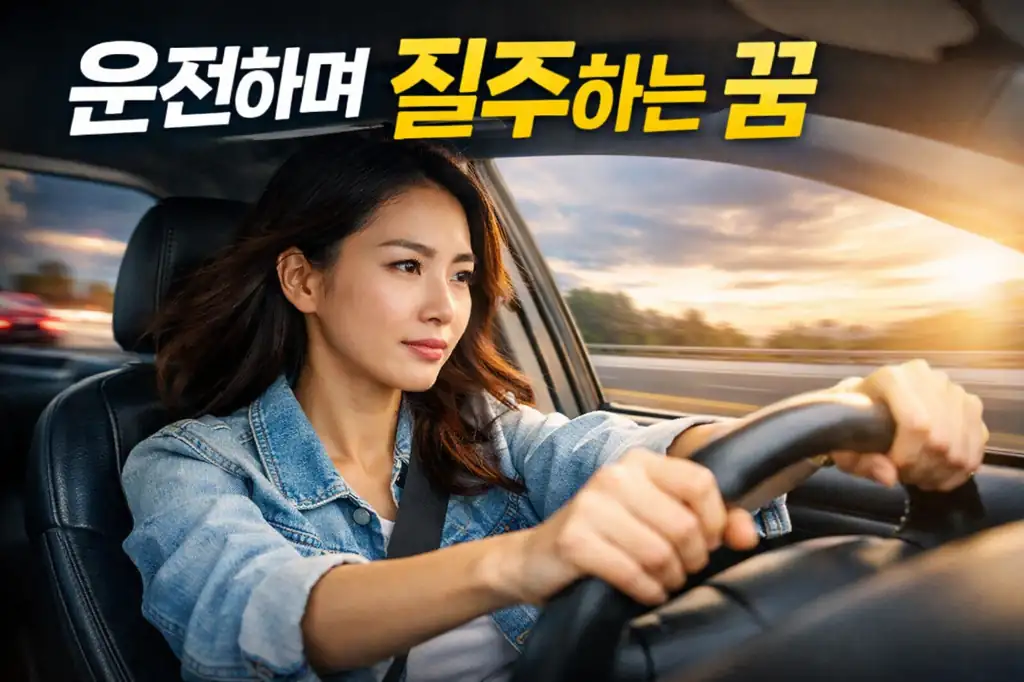 운전하며 질주하는 꿈