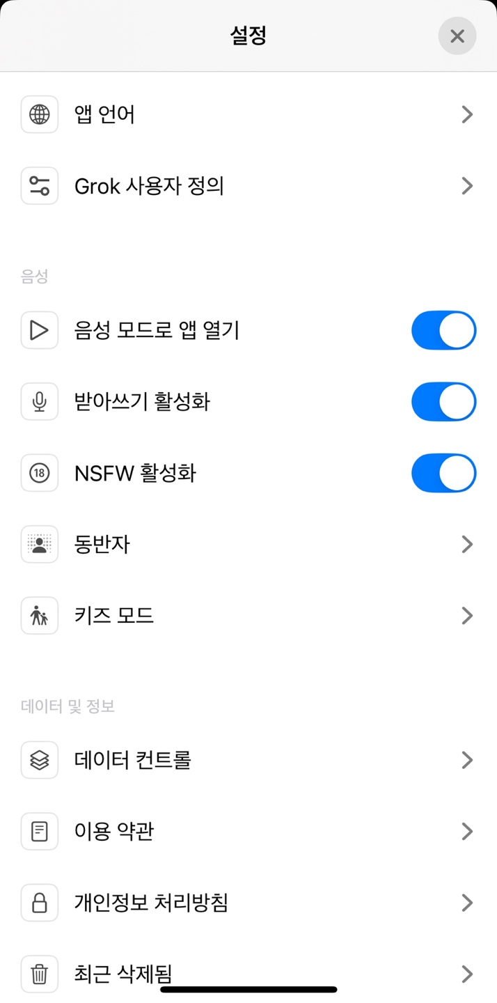 일론 머스크 xAI Grok 컴패니언 기능, 미소녀 AI와의 감정 교류 실험?