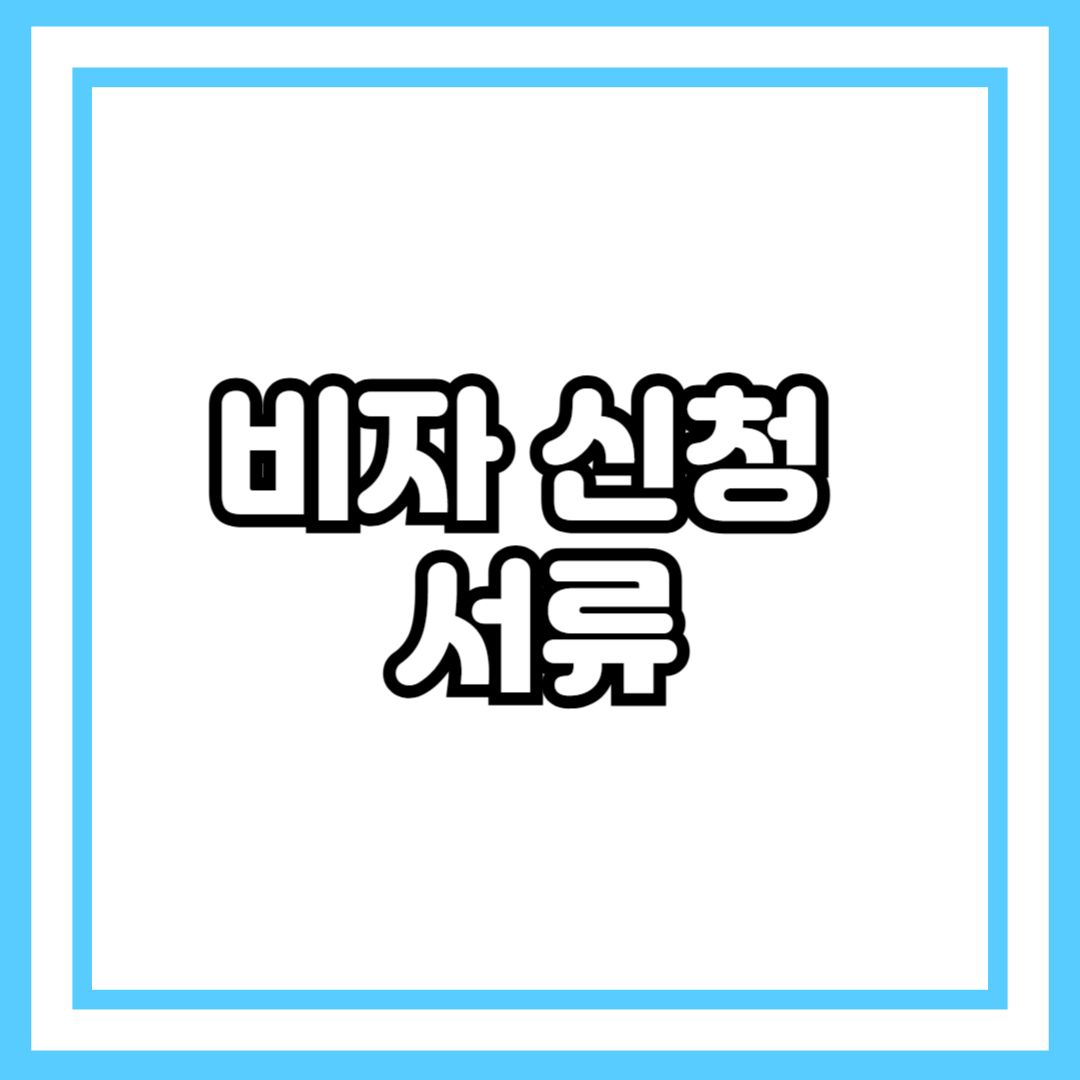 비자 신청 서류, 한 방에 끝내는 꿀팁