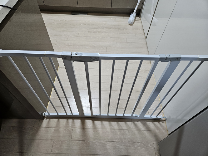 이지핏 안전문 경첩 수리 결과