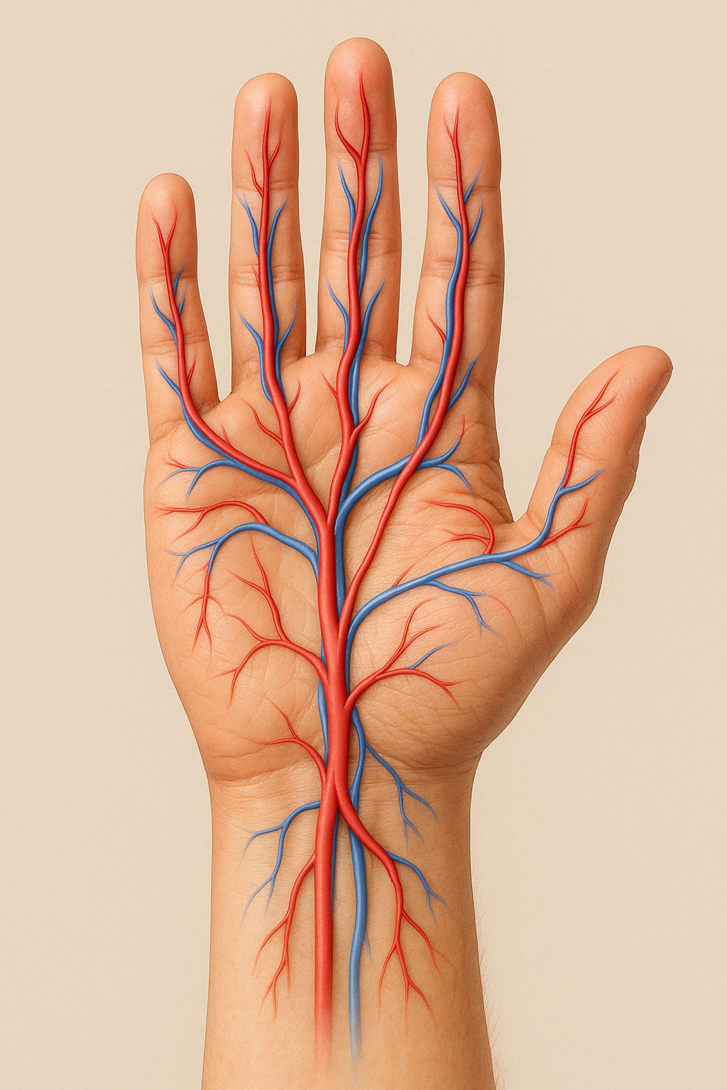 손 혈액순환 관리 - 사진