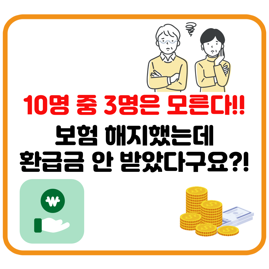 10명 중 3명은 모른다! 보험 해지환급금 확인 꿀팁 총정리