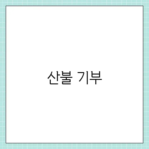 산불 기부, 기업과 연예인 기부까지