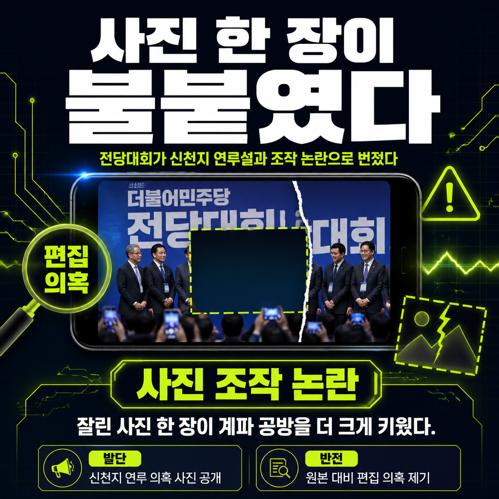 사진 한 장이 불붙였다