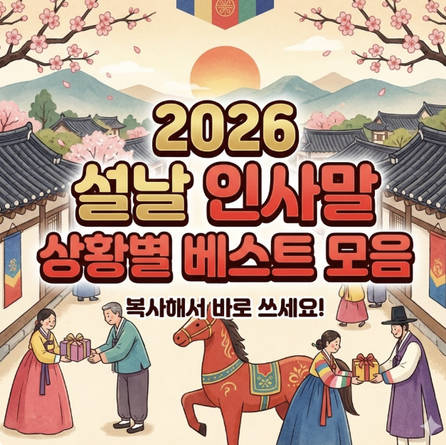 설날 인사말