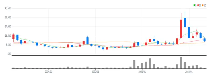 비덴트 월봉