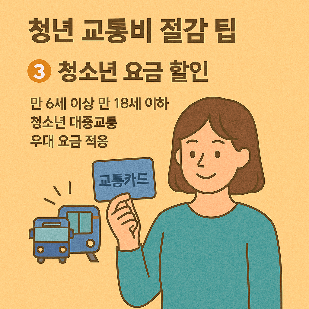 청년 교통비 절감 팁