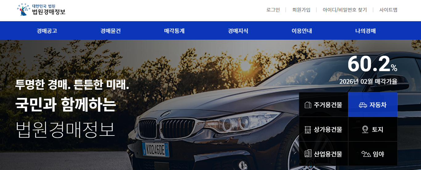 자동차 법원 경매 절차