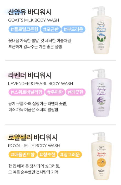 바디워시 추천 순위 TOP 10