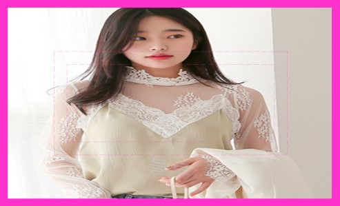 레이스 블라우스 코디 팁