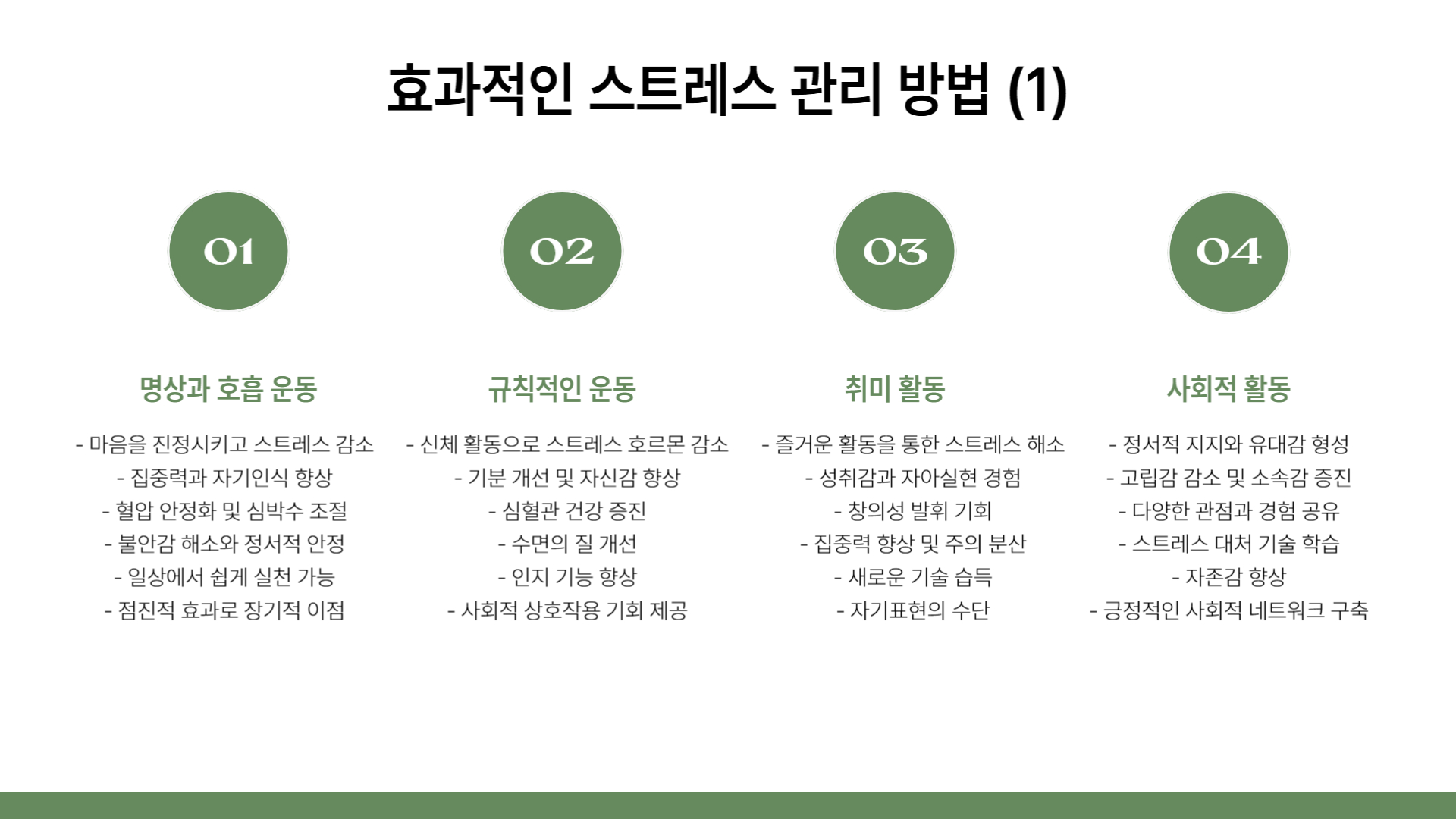 뇌졸중과 스트레스, 심리적 관리 방법