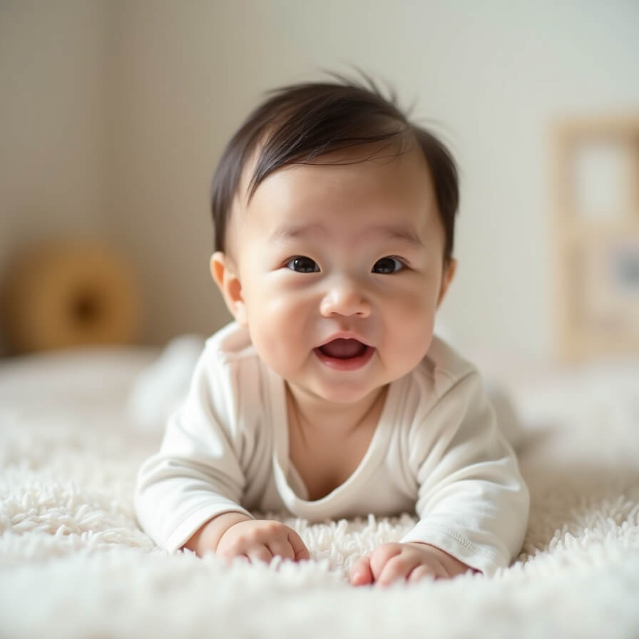 길 때가 되었는데 안 기는 아기, 우리 아이도 결국 기어가기 시작했다