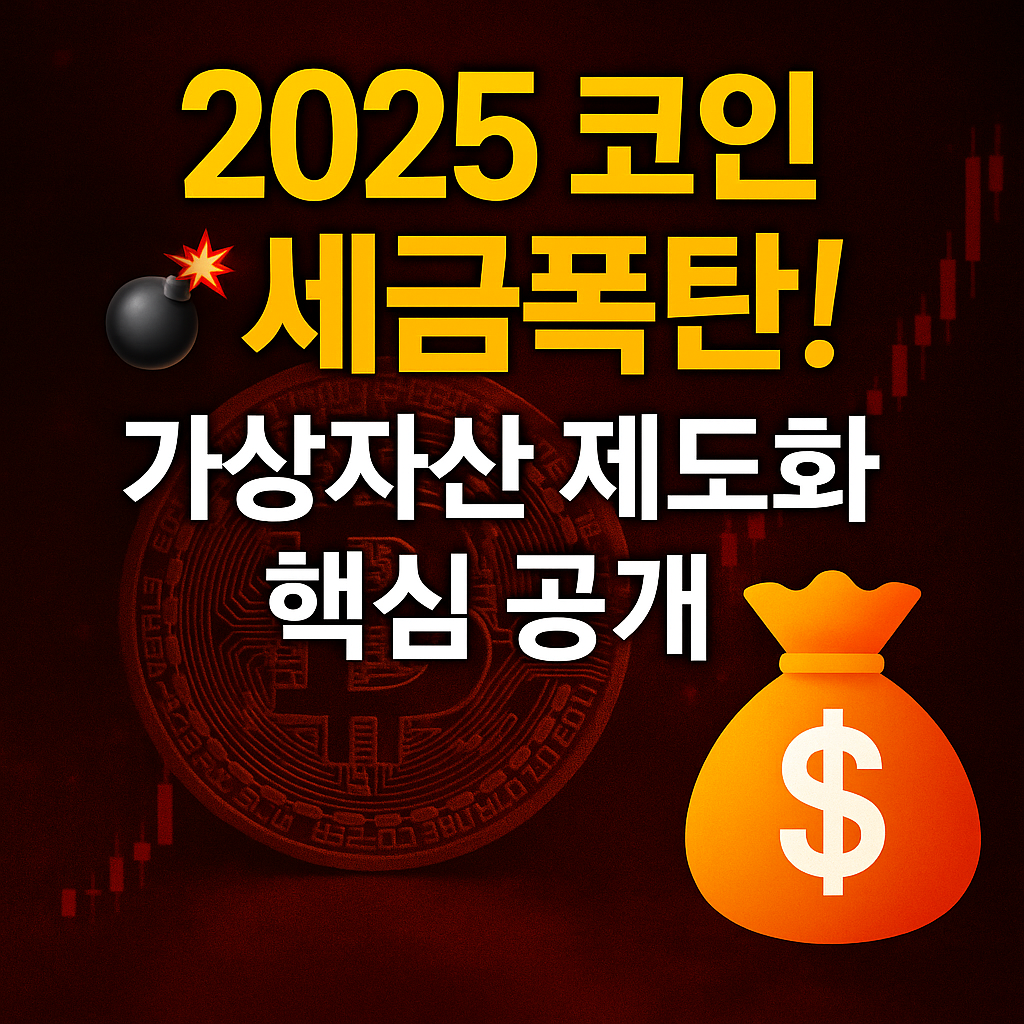 2025 코인 세금폭탄 가상자산 제도화