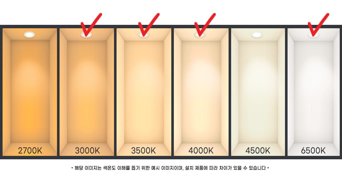 수면등 색온도 주광색 전구색 차이 수면등 고르는법