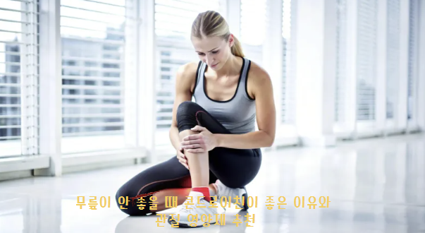 무릎이 안 좋을 때 콘드로이친이 좋은 이유와 관절 영양제 추천