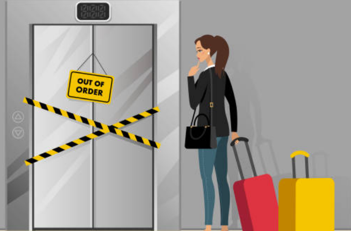 엘리베이터가 고장나는 꿈