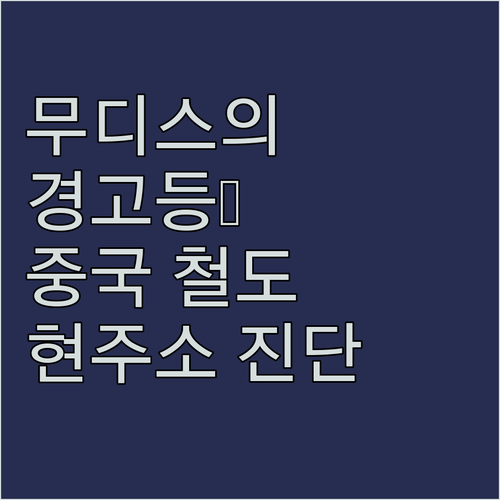 빛과 그림자, 무디스가 진단한 중국 
