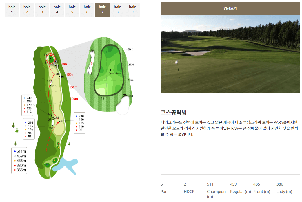 해비치 제주 컨트리클럽 밸리코스 7