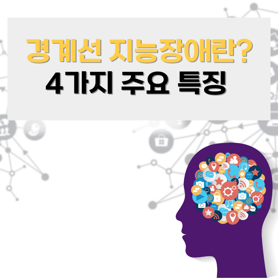 경계썬 지능장애 4가지 주요 특징