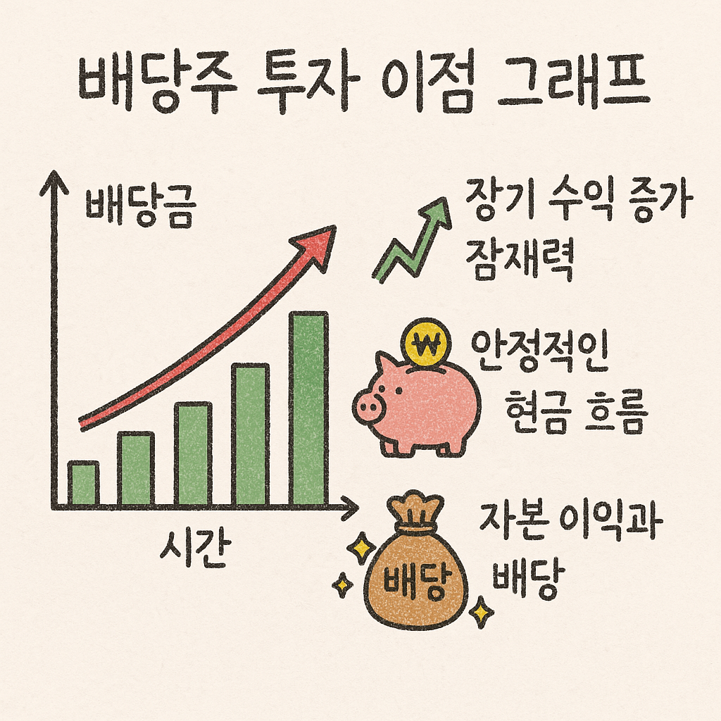 배당주 투자 이점 그래프