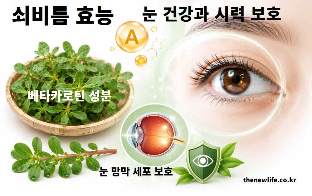쇠비름 효능 눈 건강 시력 보호