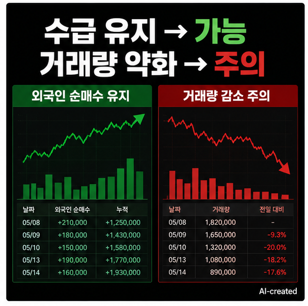 현대모비스 목표주가 흐름에서 잘못된 추격 판단과 실제 시장 구조를 비교하는 이미지