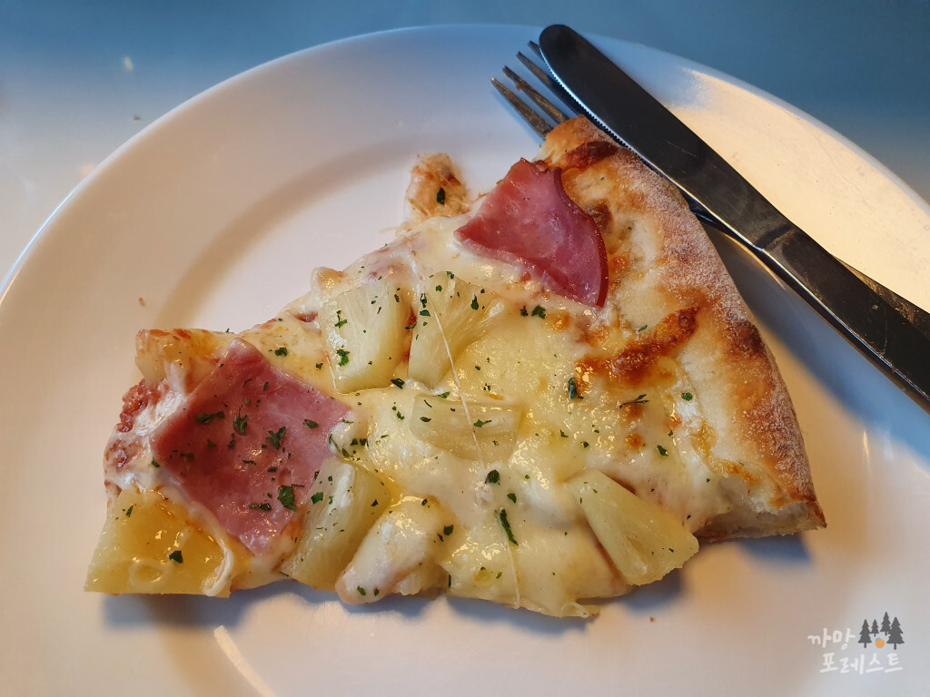 존앤진 피자펍 하와이안 피자