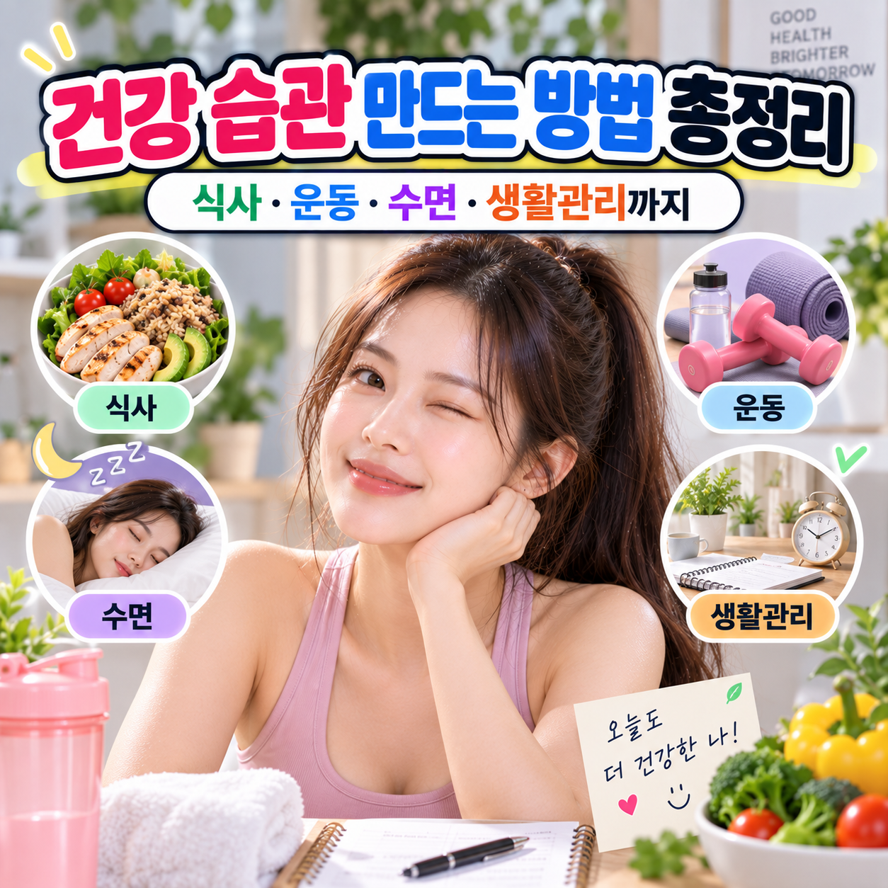 건강 습관 만드는 방법
