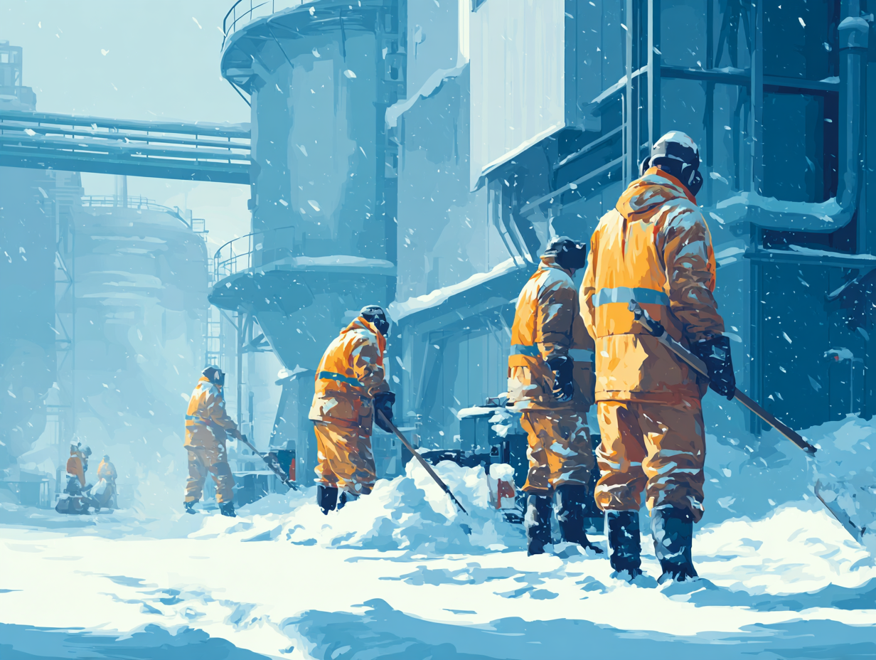 겨울 재해 급증 (한랭질환, 작업자, 사례)