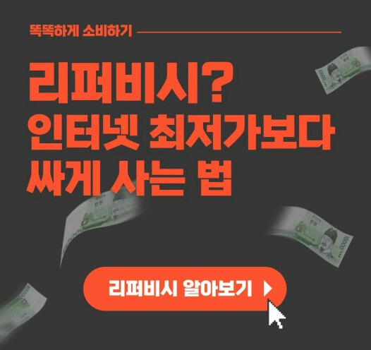 리퍼비쉬 똑똑한 소비하기