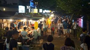 후쿠오카 여행 나카스 포장마차 거리