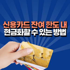 신용카드 잔여 한도 대출