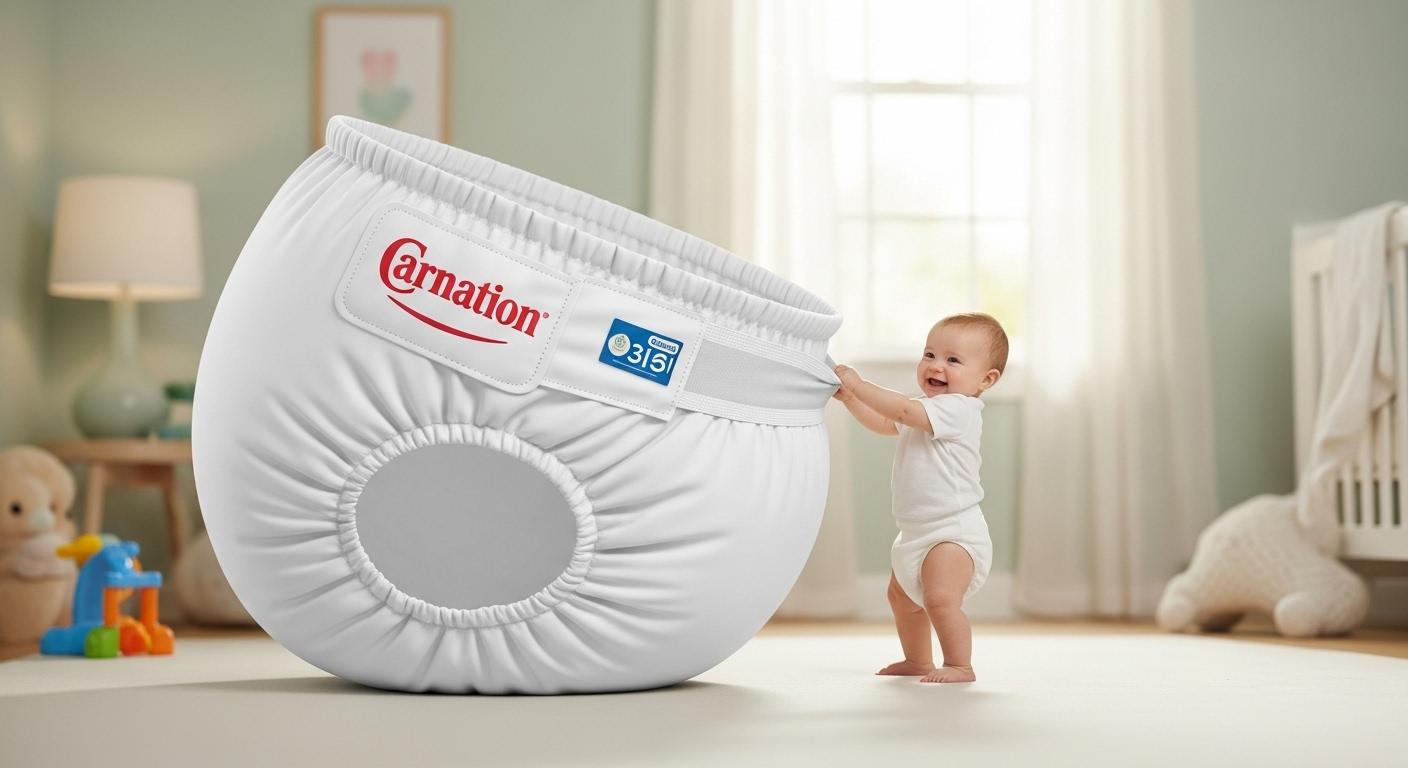 카네이션 기저귀 특대형