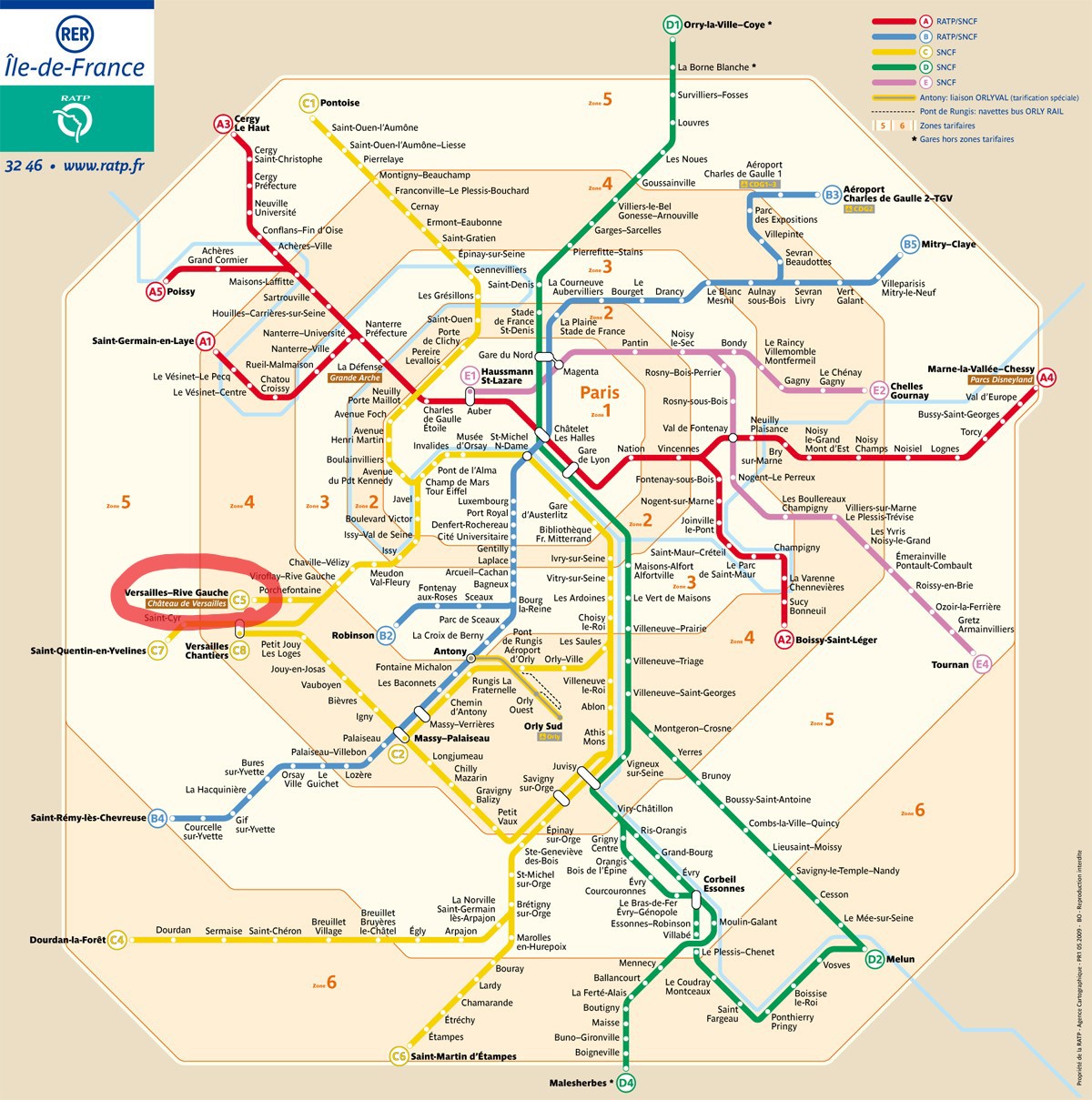 RER 타고 베르사유 궁전 가는 법 RER C선 종점인 베르사유 궁전 역