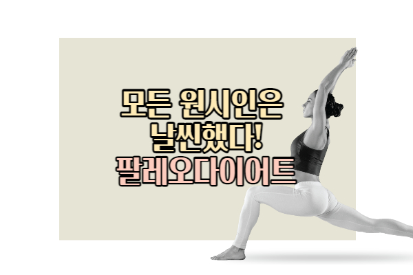 팔레오다이어트 뜻, 방법