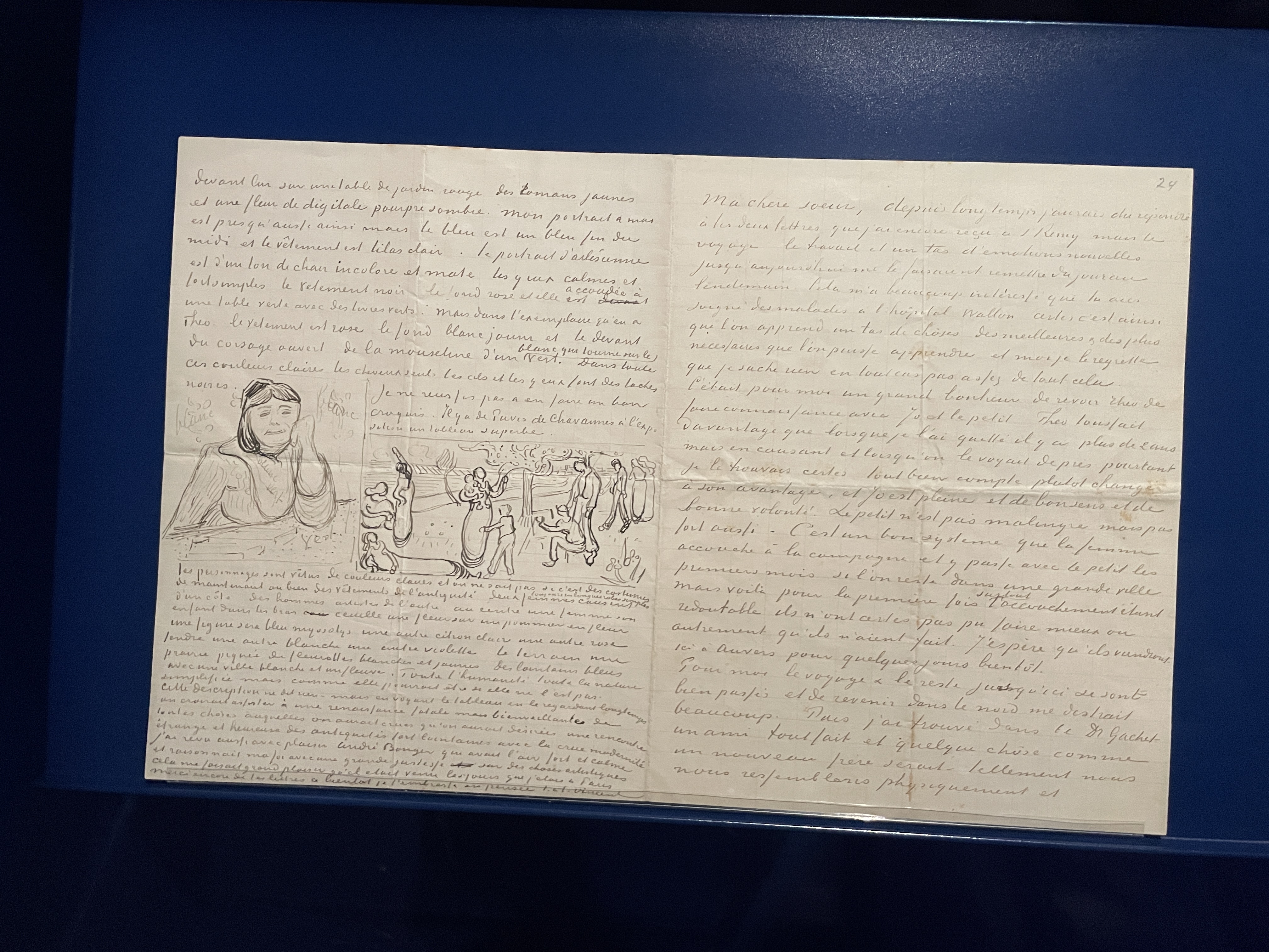 빈센트 반 고흐의 편지, 오르세 미술관